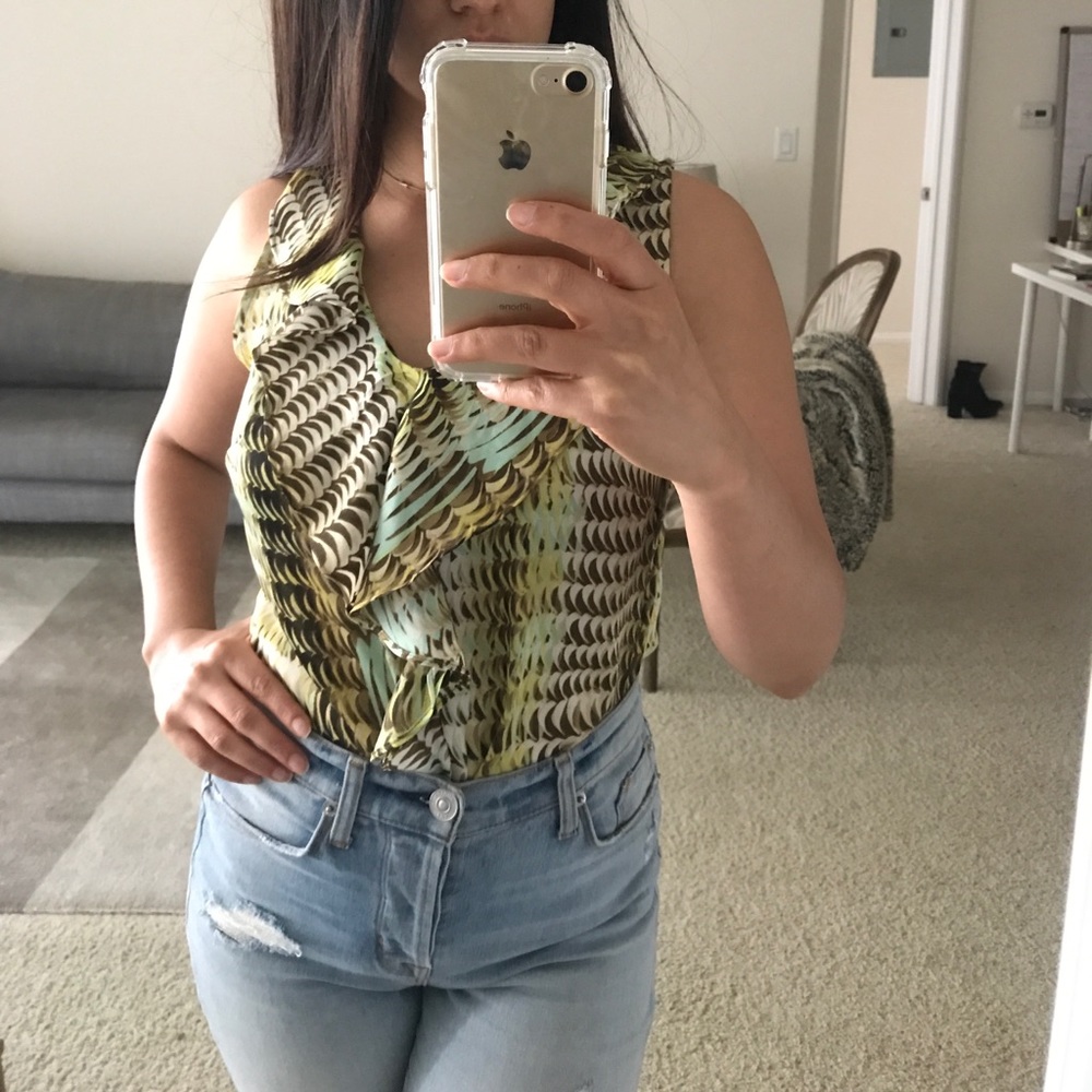 Multi print blouse